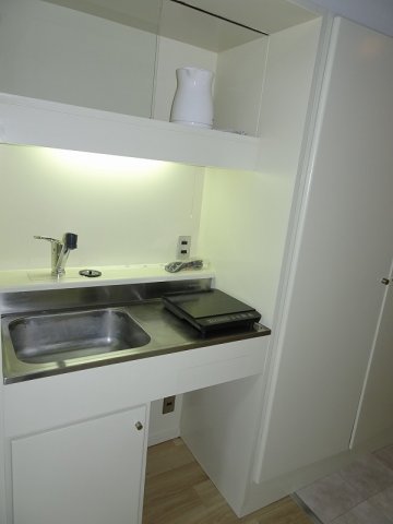 キッチン、IH調理器付き　